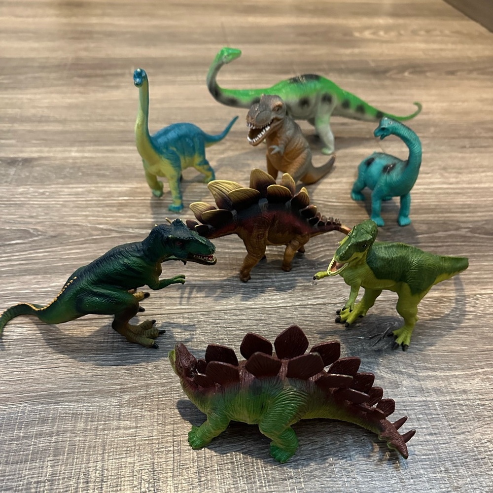 Colorful Dinosaur Figurine Toy Set